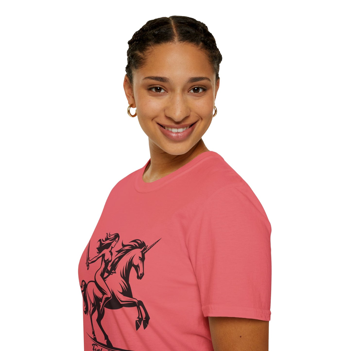 I ride unicorns Softstyle T-Shirt