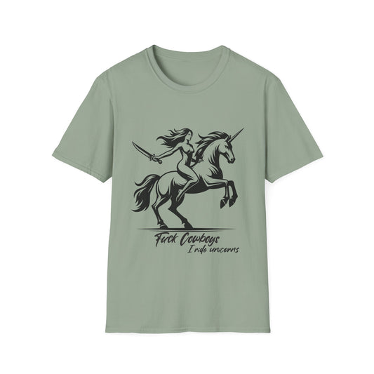 I ride unicorns Softstyle T-Shirt