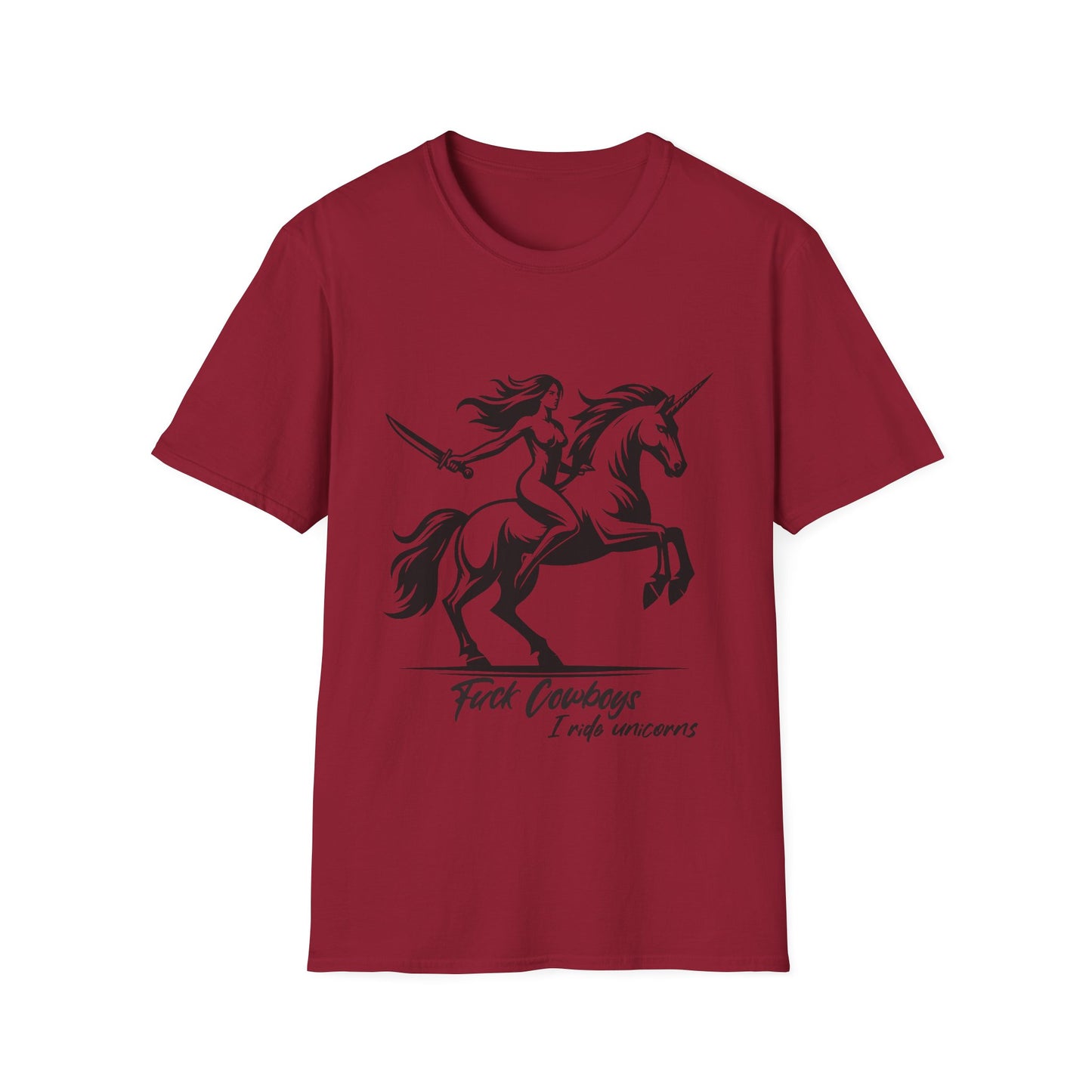 I ride unicorns Softstyle T-Shirt