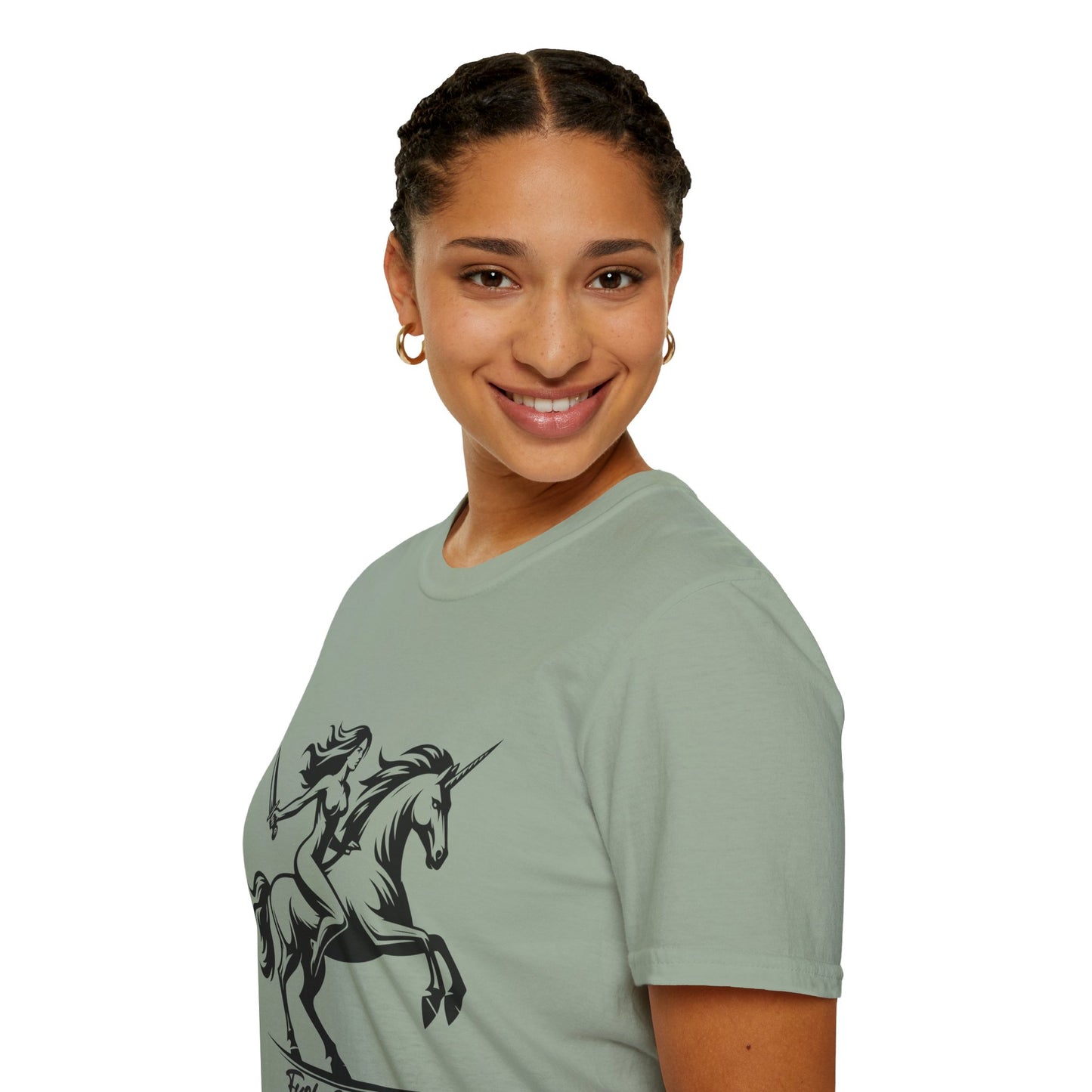 I ride unicorns Softstyle T-Shirt