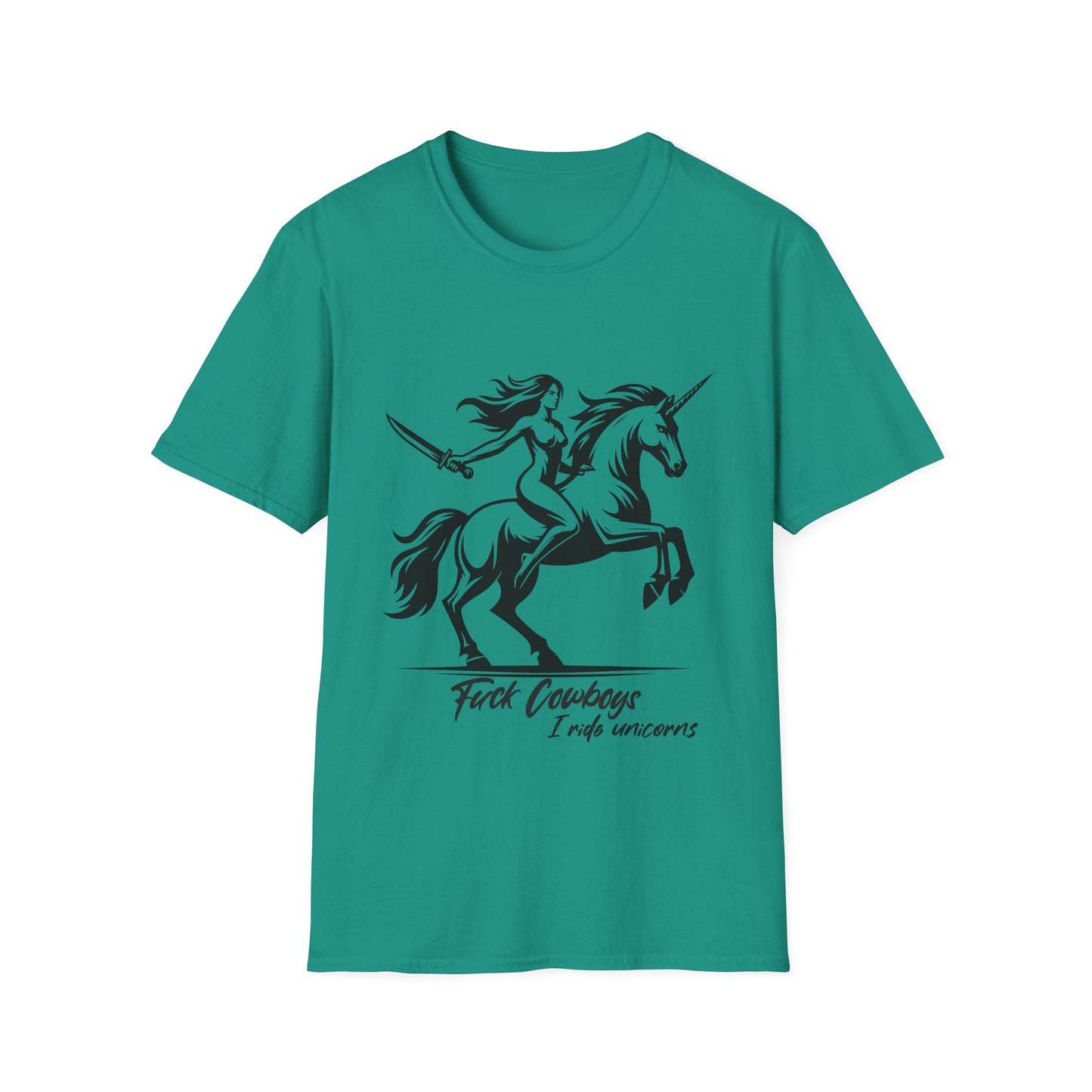 I ride unicorns Softstyle T-Shirt