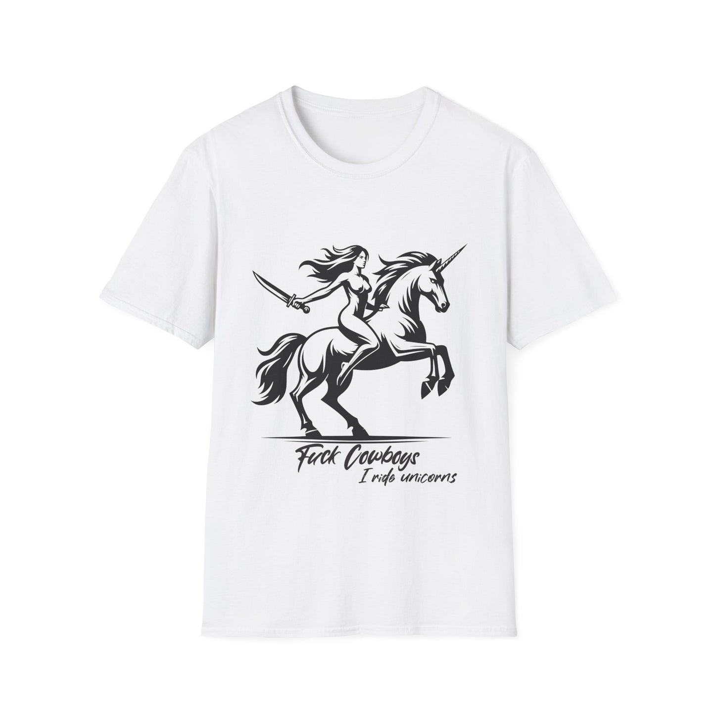 I ride unicorns Softstyle T-Shirt