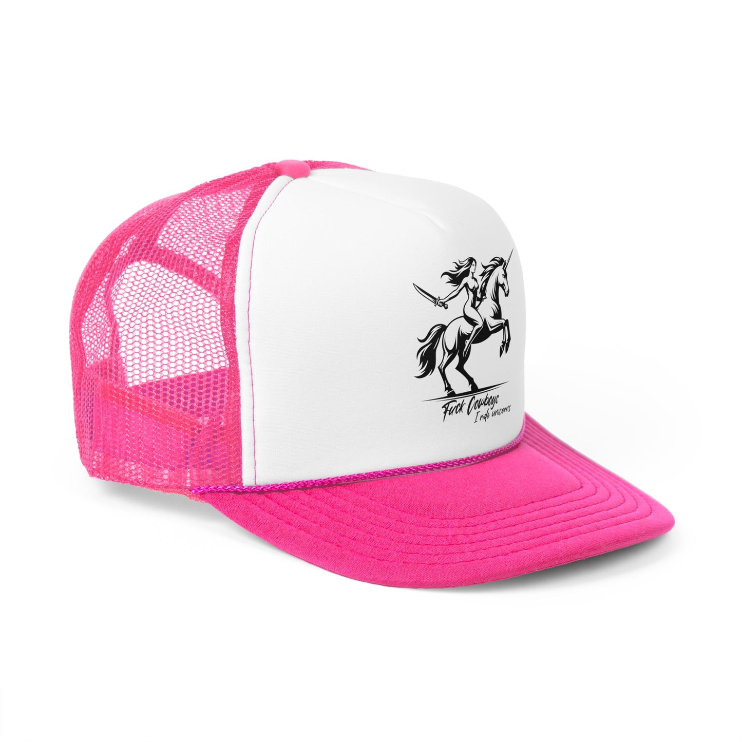 I ride unicorns Trucker Hat