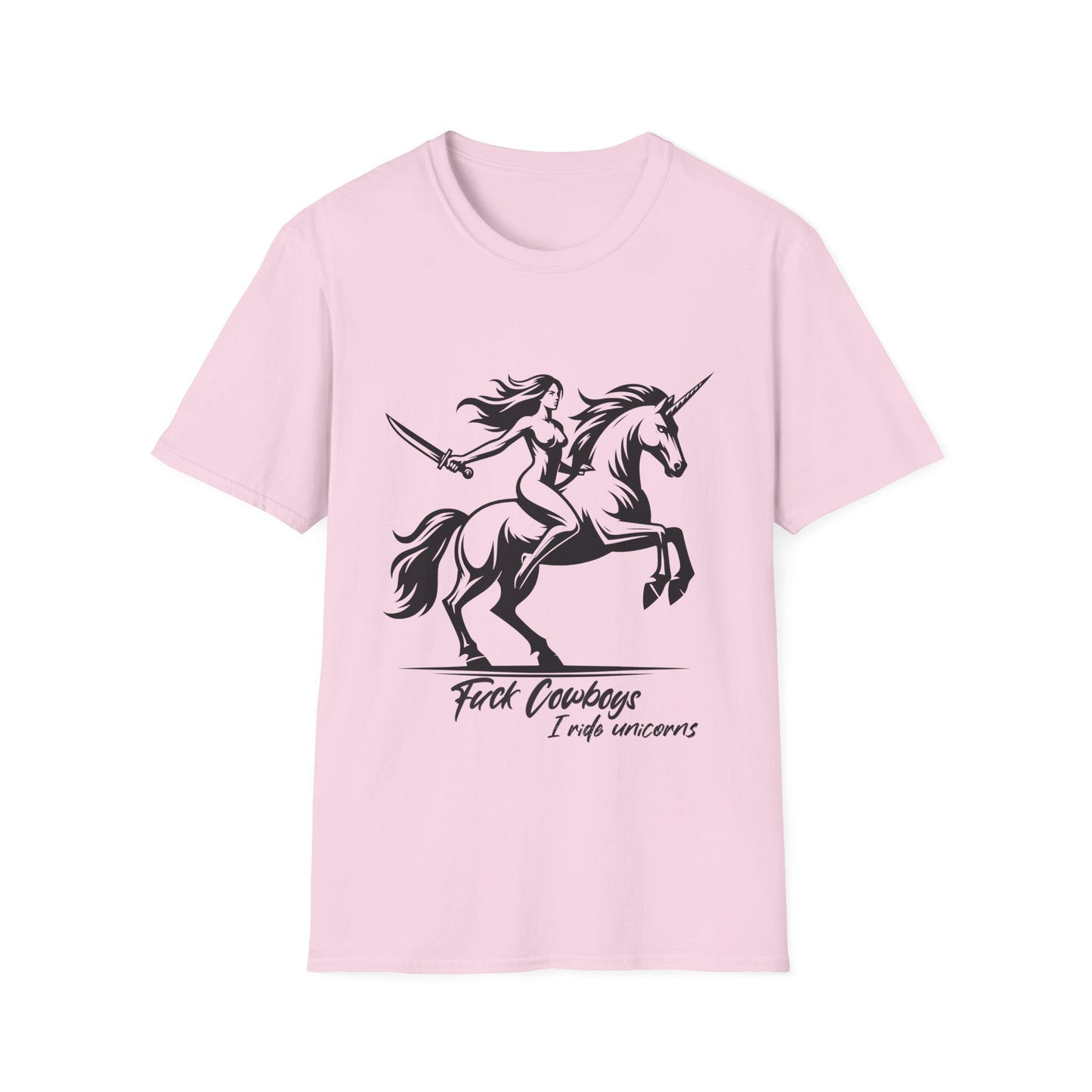 I ride unicorns Softstyle T-Shirt