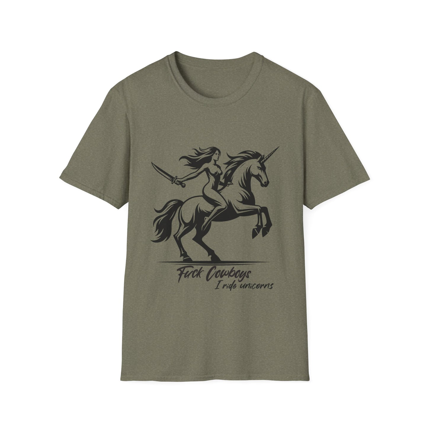 I ride unicorns Softstyle T-Shirt